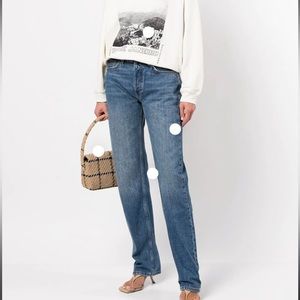 Anine Bing Know Mid-rise Boyfriend Jeans sz 29